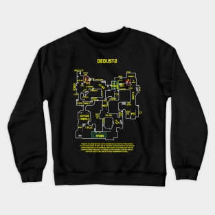 T-Shirt Csgo dedust 2 map Crewneck Sweatshirt